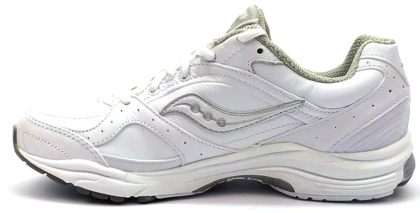 Saucony Women's Integrity ST2 Walking Shoes Walk Trac White Silver Size 10.5 M