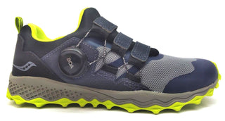 Saucony Boy's Kid Peregrine 12 Shield Hiking Shoes Athletic Sneakers BOA