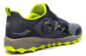 Saucony Boy's Kid Peregrine 12 Shield Hiking Shoes Athletic Sneakers BOA