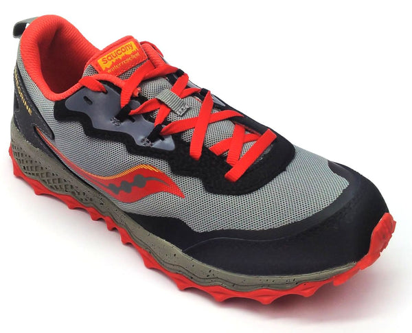 Saucony Boy's Peregrine KDZ Shield Running Shoes Youth Trails Sneaker Lace Up