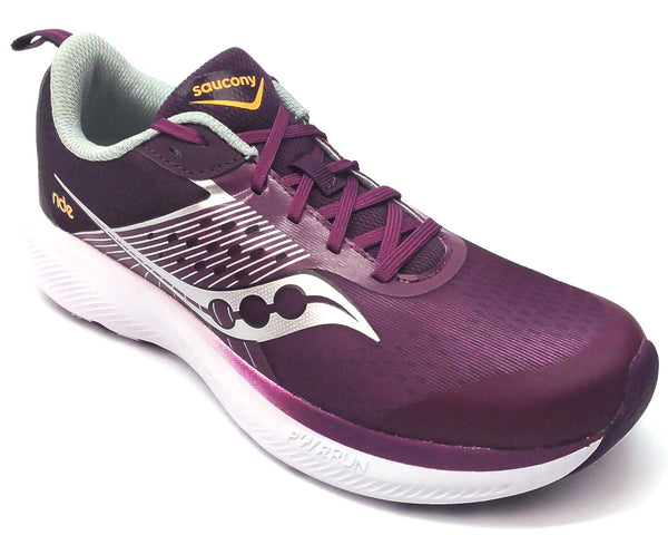 Saucony Unisex Kids Ride KDZ Trainer Running Shoes Sneakers PWRRUN Low Top