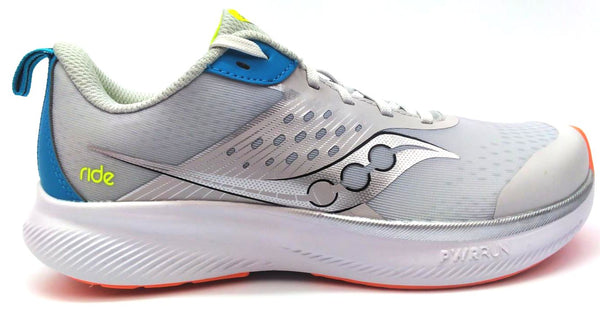 Saucony Unisex Kids Ride KDZ Trainer Running Shoes Sneakers PWRRUN Low Top