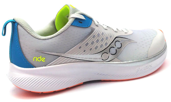 Saucony Unisex Kids Ride KDZ Trainer Running Shoes Sneakers PWRRUN Low Top