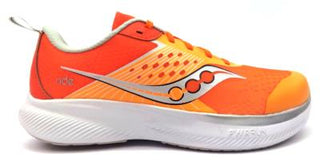 Buy orange-sunset Saucony Unisex Kids Ride KDZ Trainer Running Shoes Sneakers PWRRUN Low Top