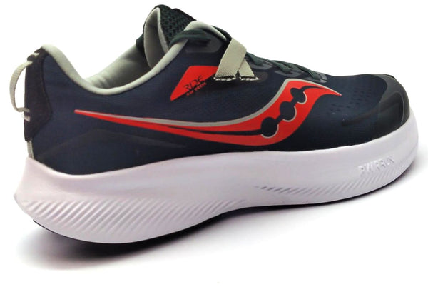 Saucony Ride 15 Boy's Kids Running Shoes PWRRUN Athletic Sneakers Lightweight