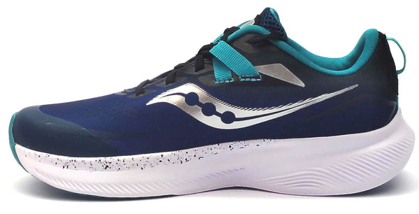 Saucony Ride 15 Boy's Kids Running Shoes PWRRUN Athletic Sneakers Lightweight