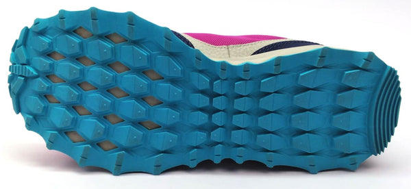 Saucony Girl's Peregrine 12 Shield Running Shoes Navy Turquoise Pink Size 4M