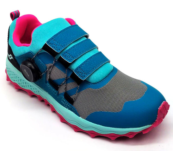 Saucony Girl's Kids Peregrine 12 Shield Hiking Shoes Athletic Sneakers BOA