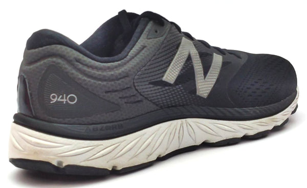 New Balance Men's 940 Running Shoes Lace Up ABZORB Black White Grey Size 11.5 D