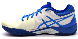 Asics Women's GEL-Resolution 7 Tennis Shoes Lightweight White Blue Coast Size 9M