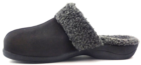 PowerStep Women's House Clogs Fusion Shoes Orthotic Arch Support Black Size 9