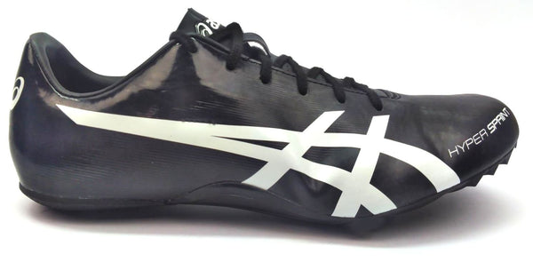 Asics Unisex Hyper Sprint 7 Track & Field Shoes 1091A015 Black White Size 8.5M