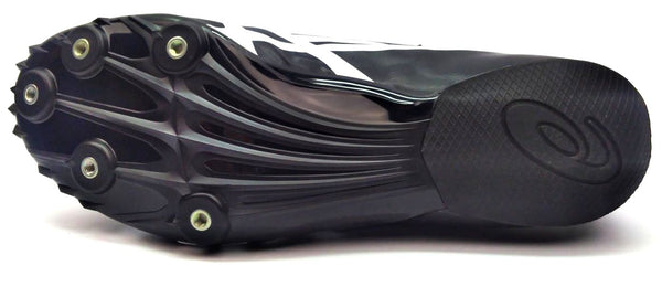 Asics Unisex Hyper Sprint 7 Track & Field Shoes 1091A015 Black White Size 8.5M