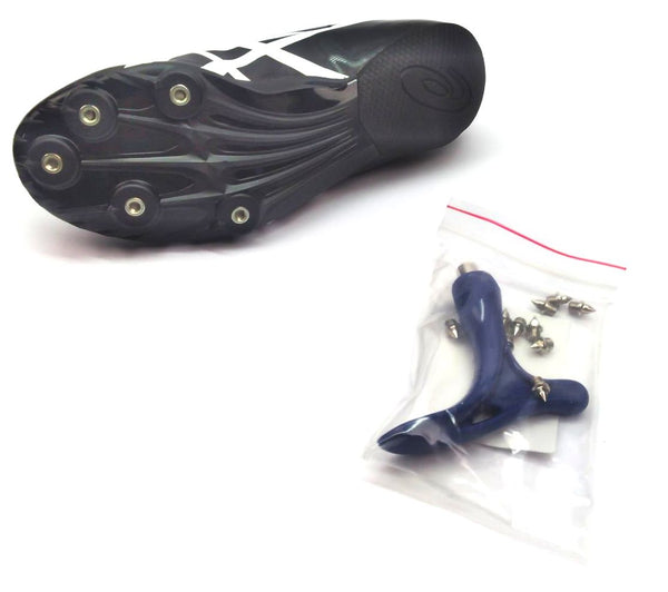 Asics Unisex HYPERSPRINT 7 Track & Field Shoes Athletic Spikes Sneakers Lace Up