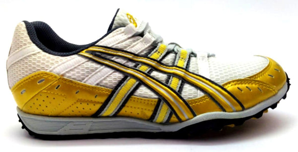 Asics Women's Spikes Hyper Rocket Girl XC White Lighting Flash Yellow Size 5.5M
