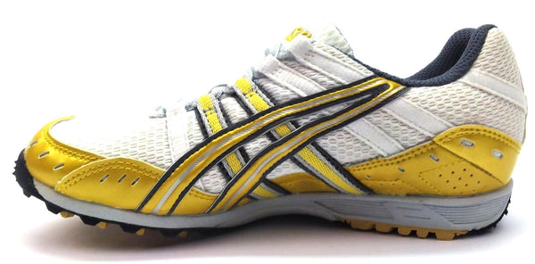 Asics Women's Spikes Hyper Rocket Girl XC White Lighting Flash Yellow Size 5.5M