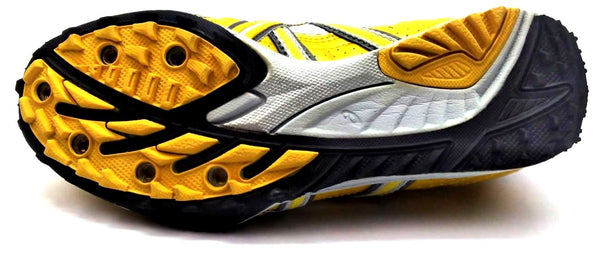 Asics Women's Spikes Hyper Rocket Girl XC White Lighting Flash Yellow Size 5.5M