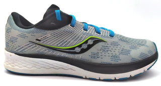 Saucony Boy's Kids Guide 14 Running Shoes SK264331 Grey Blue Black Size 1 Medium