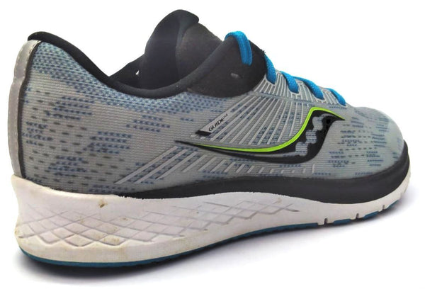 Saucony Boy's Kids Guide 14 Running Shoes SK264331 Grey Blue Black Size 1 Medium