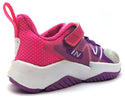 New Balance Kids' Unisex Running Shoes Rave Run V2 Bungee Lace Grey Purple 7.5M