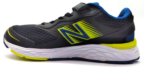 New Balance Boy's Kids Running Shoes 680v6 Bungee Juniors' Sneakers ABZORB