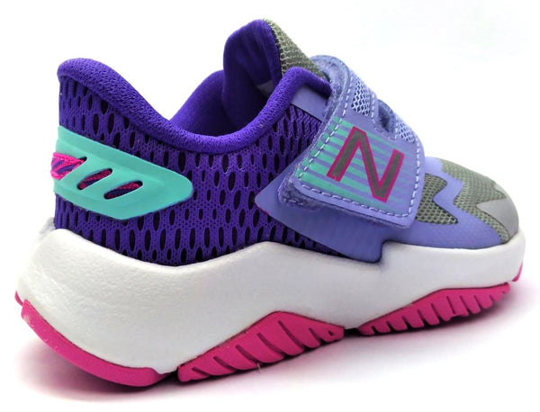 New Balance Girl's Kids' Rave Running Shoes Purple Pink Light Gray Size 8 Wide
