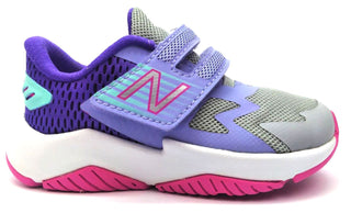 New Balance Girl's Kids' Rave Running Shoes Purple Pink Light Gray Size 8 Wide
