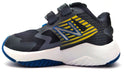 New Balance Boy's Kids Rave Running Shoes Dark Gray Navy Gold Size 5 Medium