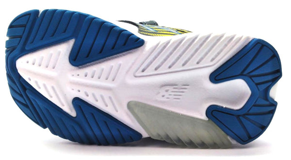 New Balance Boy's Kids Rave Running Shoes Dark Gray Navy Gold Size 5 Medium