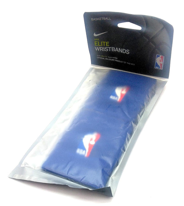 Lot of 6 Nike Basketball NBA ELITE Wristbands Sweatband Dri-Fit Blue