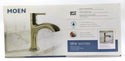 Moen Idris Bathroom Faucet One-Handle Modern Deck Mount Brushed Nickel Finish