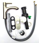 Moen Idris Bathroom Faucet One-Handle Modern Deck Mount Brushed Nickel Finish