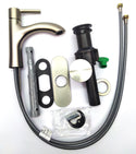Moen Idris Bathroom Faucet One-Handle Modern Deck Mount Brushed Nickel Finish