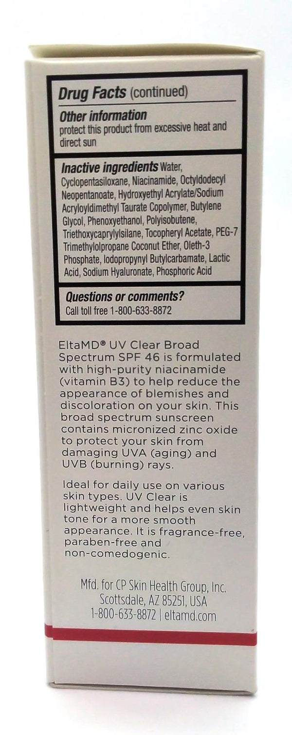 Elta MD UV Clear Broad-spectrum Facial Sunscreen Anti-Aging SPF 46 1.7 oz