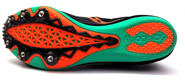 Saucony Men's Ballista MD Running Shoes Track Spikes Athletic Sneakers Lace Up