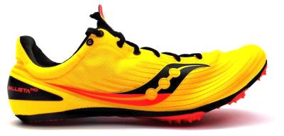 Saucony Men's Ballista MD Running Shoes Track Spikes Athletic Sneakers Lace Up