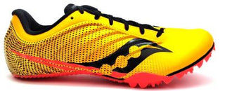 Buy vizigld-vizired Saucony Spitfire 5 Men's Track Field Running Shoes Athletic Spikes Lace Up