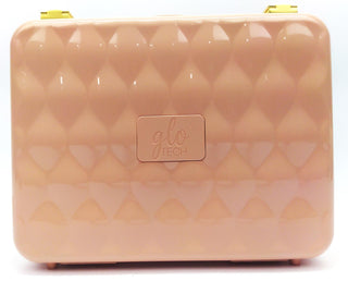 Glo Tech Cosmetic Bags with LED Compact Mirror 3 Piece Set Mocha Mousse