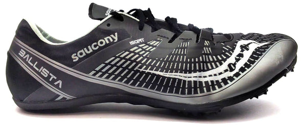 Saucony Ballista 2 Men's ISOFIT Running Track Field Shoes Racing Spikes Lace Up