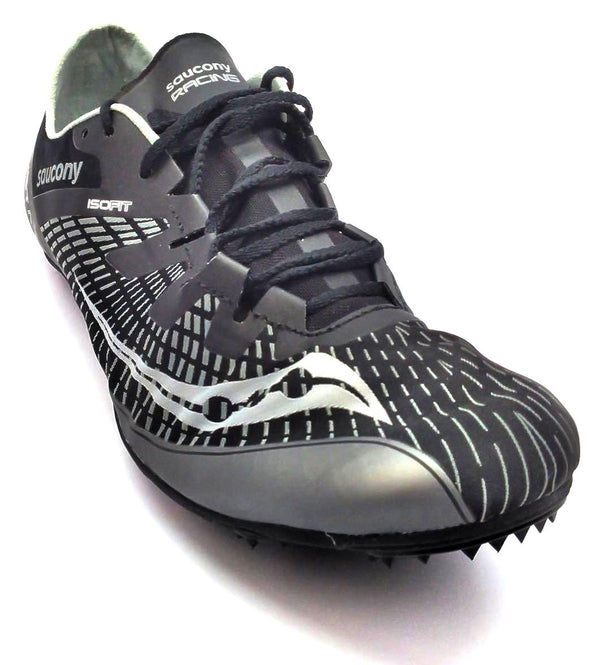 Saucony Ballista 2 Men's ISOFIT Running Track Field Shoes Racing Spikes Lace Up