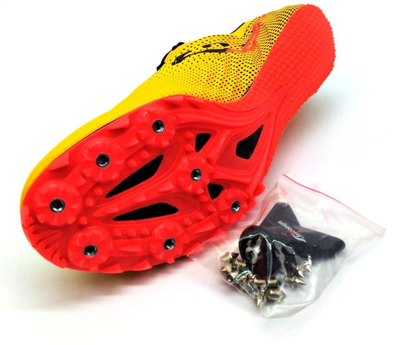 Saucony Spitfire 5 Men's Running Track Shoes Sneakers Athletic Spikes Lace Up