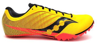 Buy vizigld-vizired Saucony Spitfire 5 Men's Running Track Shoes Sneakers Athletic Spikes Lace Up