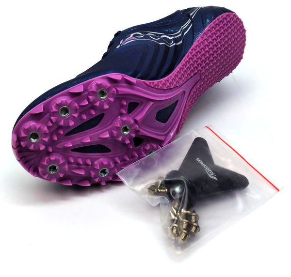 Saucony Spitfire 5 Women's Track and Field Running Shoes Athletic Spike Lace Up