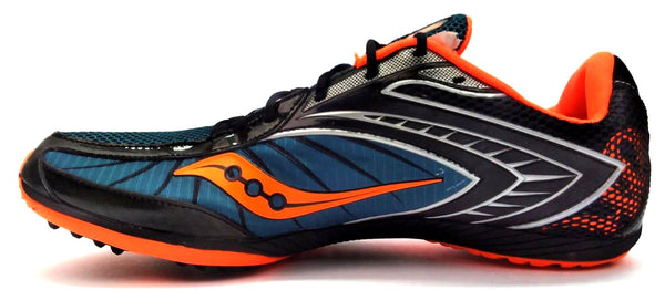 Saucony Shay XC2 Men's Track & Field Shoes Athletic BLU BLK VIZ Size 12.5M