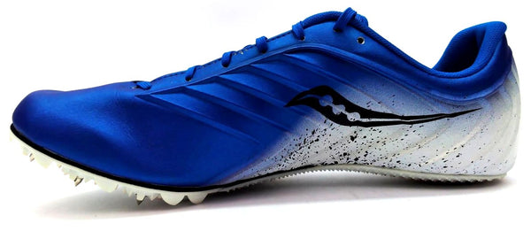 Saucony Spitfire 5 Men's Track & Field Running Shoes Blue White 11.5 Medium