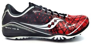 Saucony Shay XC 3 Spike Men's Athletic Shoes Red Black White 10.5 Medium