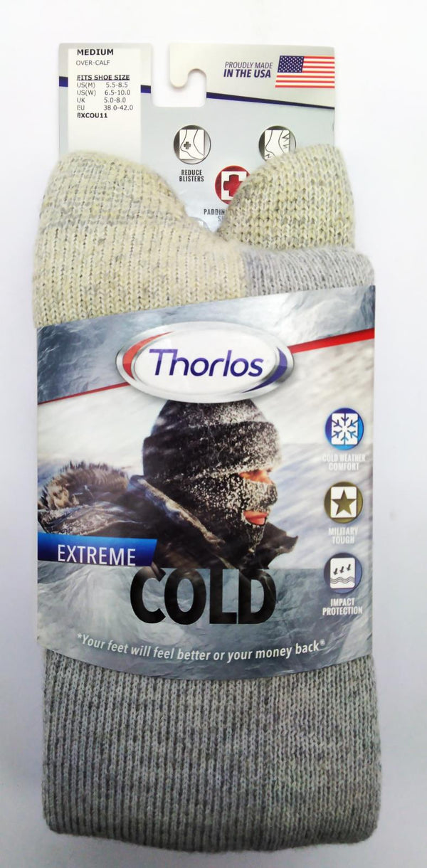 Thorlos Extreme Cold Socks Over-Calf Maximum Cushion Unisex Size Medium
