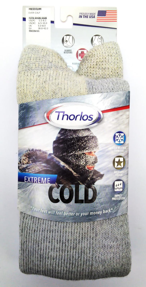 Thorlos Extreme Cold Socks Over-Calf Maximum Cushion Unisex Size Medium
