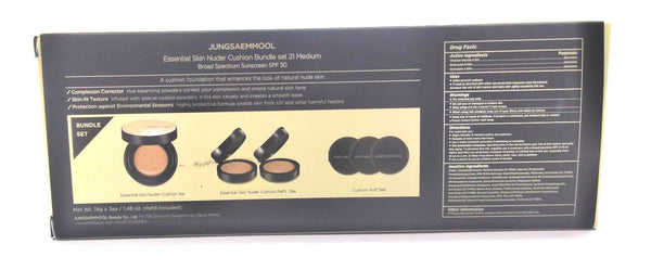 Jung Saem Mool Essential Skin Nuder Cushion Broad Spectrum Sunscreen SPF 50 14g