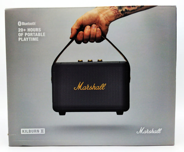 Marshall Kilburn II Bluetooth Speaker Wireless Portable Black and Brass